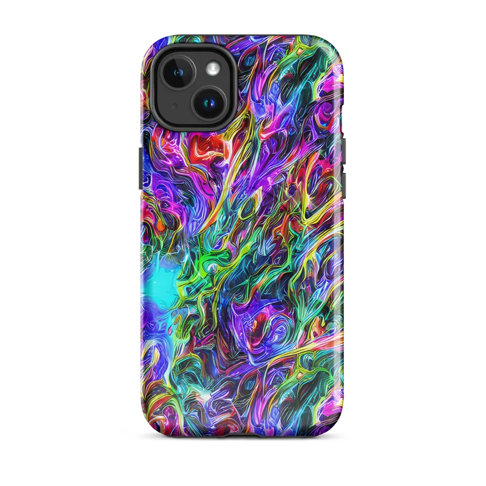 Synthetic Sunset on MagSafe Tough Case for iPhone® — Front