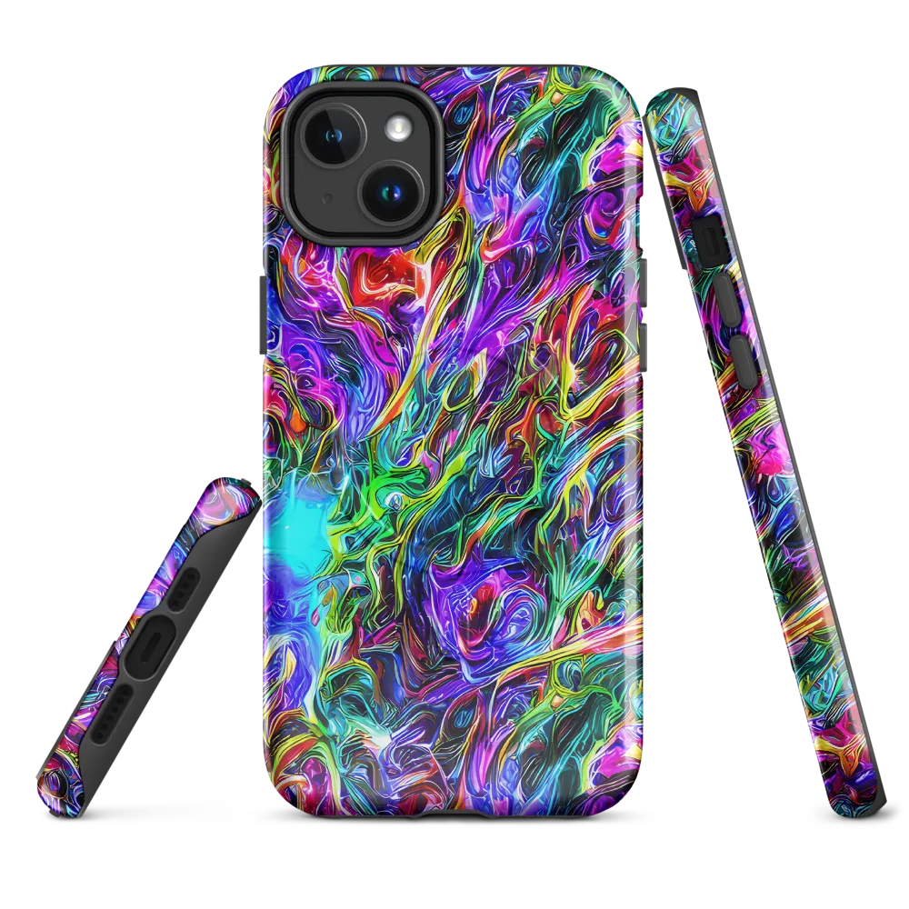 Synthetic Sunset on MagSafe Tough Case for iPhone® — Front
