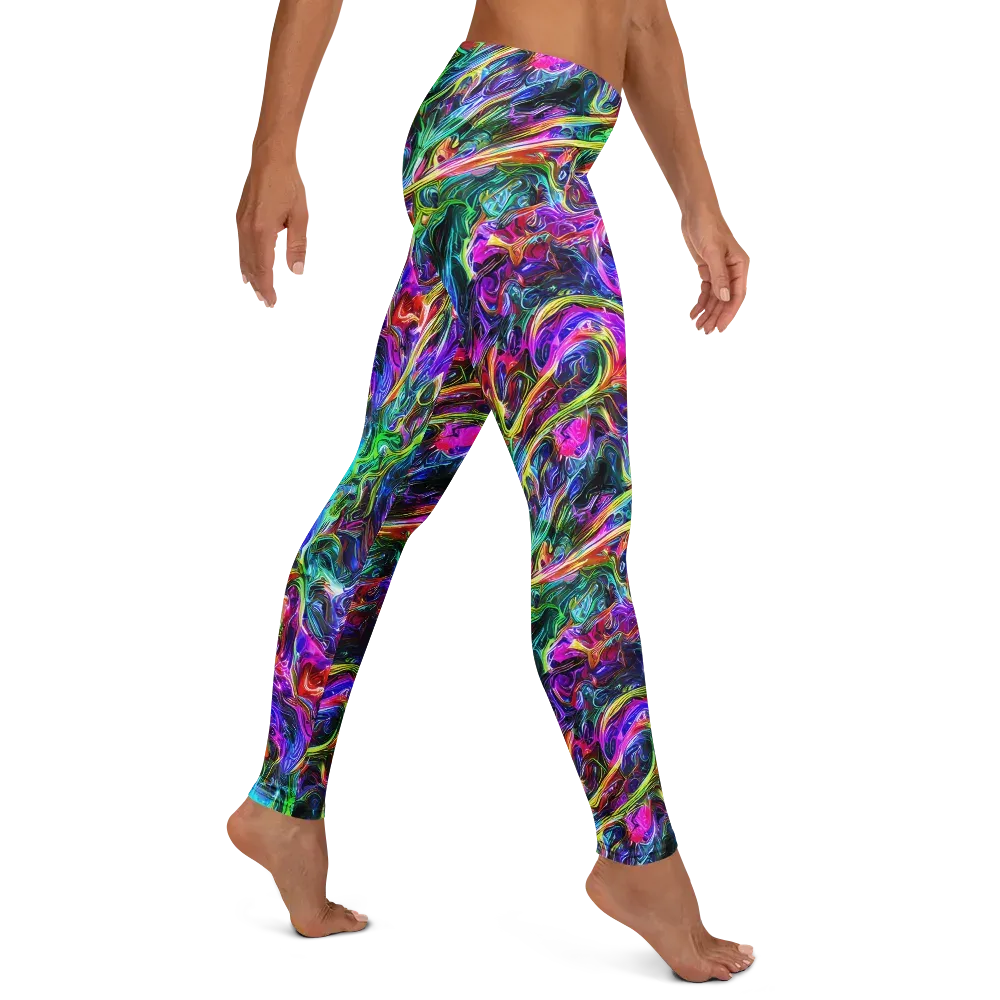 Synthetic Sunset on Leggings — Right