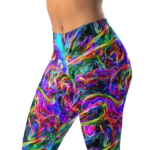 Synthetic Sunset on a Leggings
