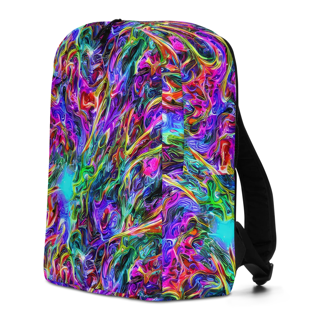Synthetic Sunset on Minimalist Backpack — Left