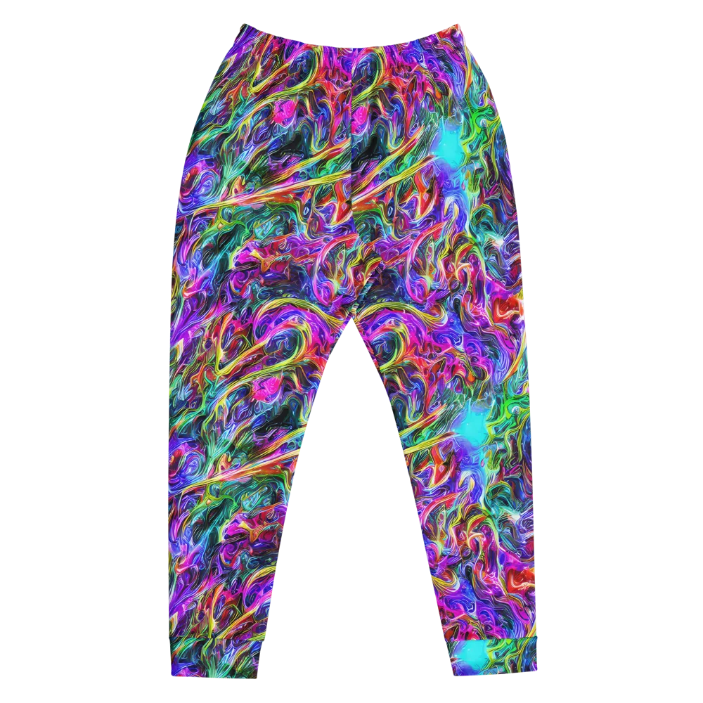Synthetic Sunset on Men's Joggers — Front