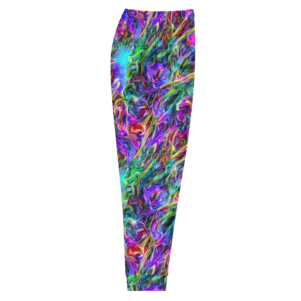 Synthetic Sunset on Men's Joggers — Right