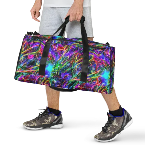 Synthetic Sunset on a Duffle Bag
