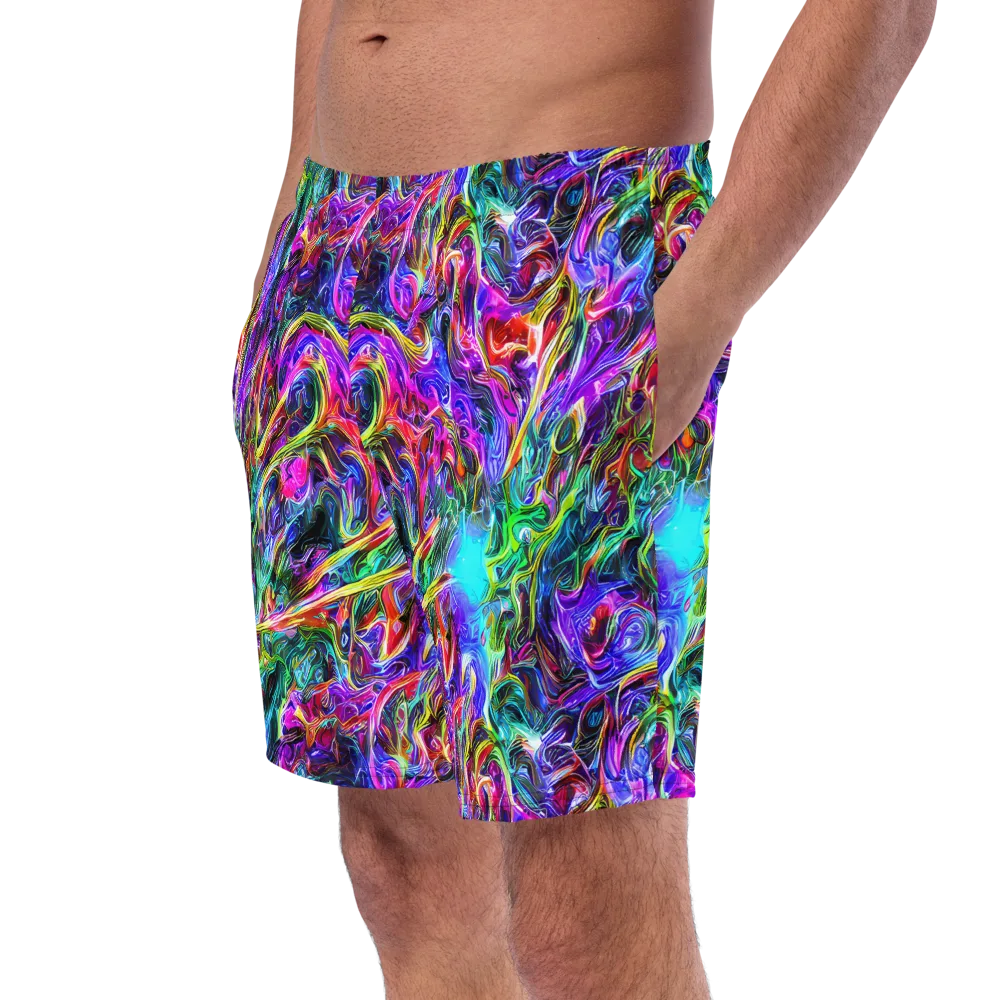 Synthetic Sunset on Swim Trunks — Left Front