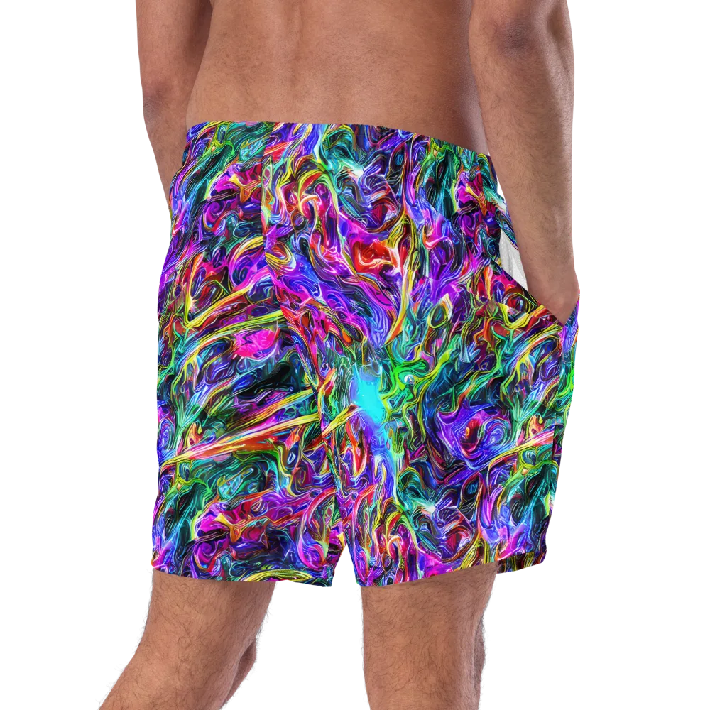 Synthetic Sunset on Swim Trunks — Right Back