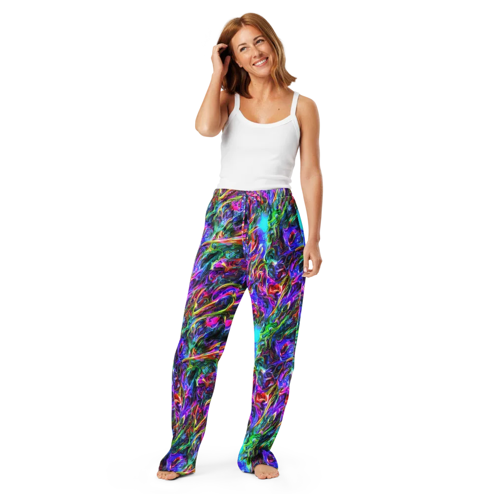 Synthetic Sunset on Women's Pajama Pants — Front
