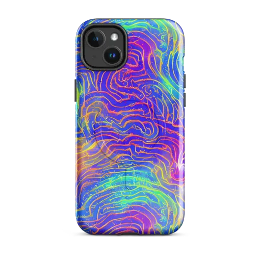 Ultraviolet Waves on a MagSafe Tough Case for iPhone®