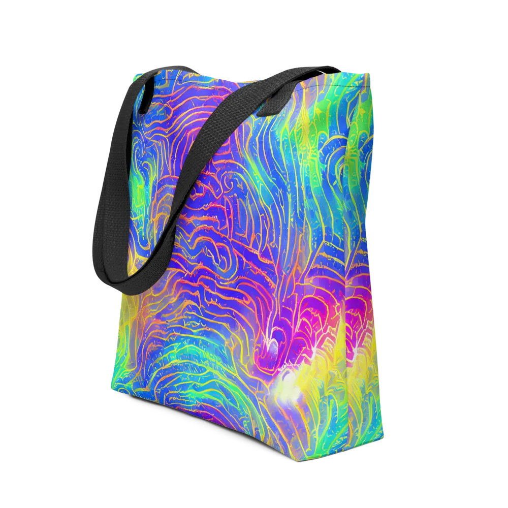 Ultraviolet Waves on Tote Bag — Front