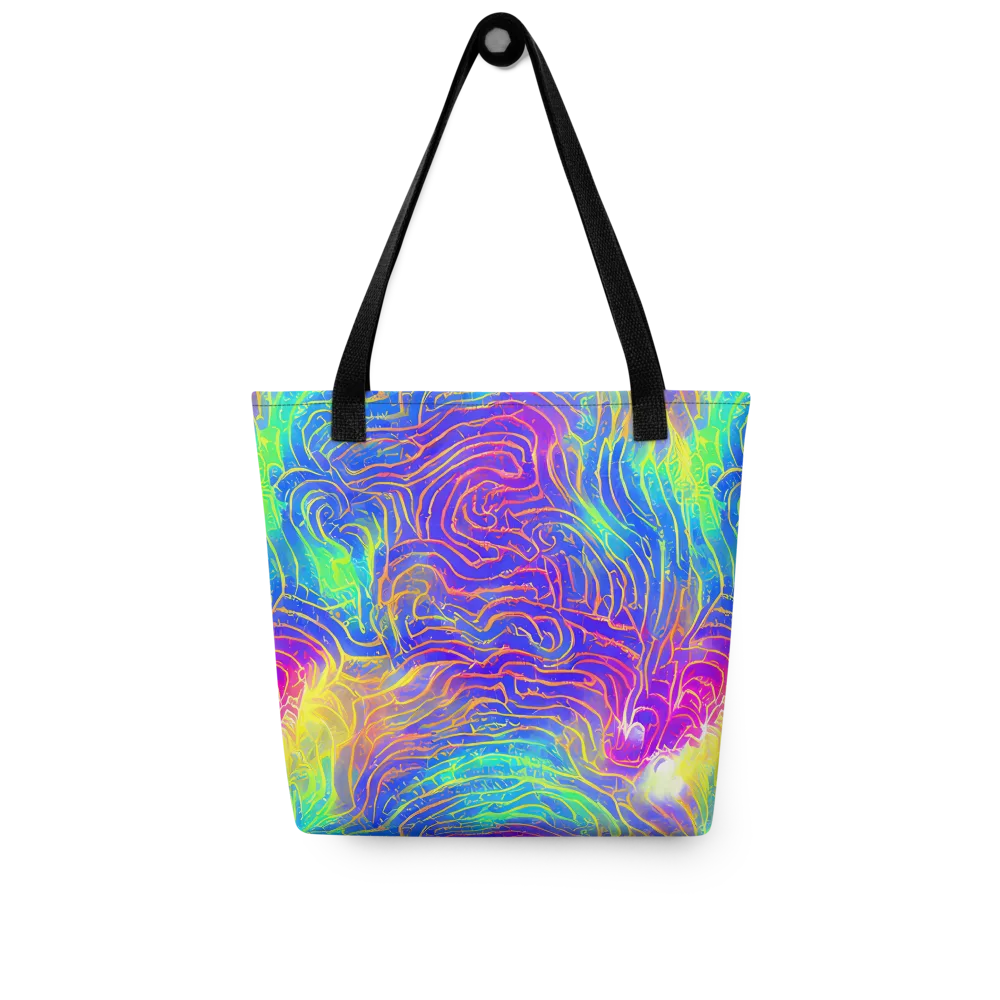 Ultraviolet Waves on Tote Bag — Front