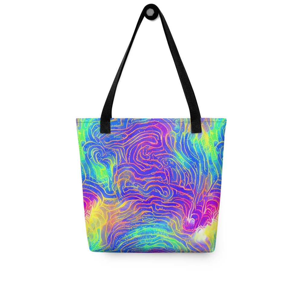 Ultraviolet Waves on Tote Bag — Front