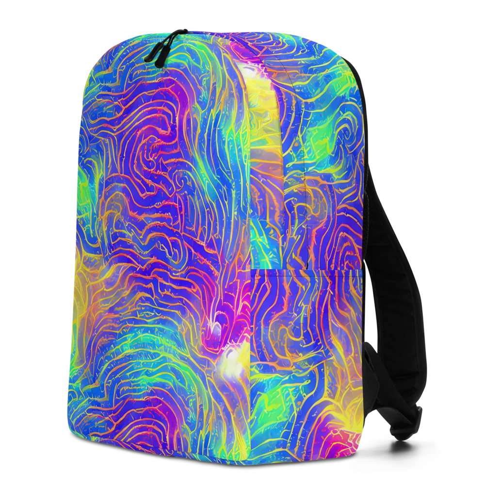 Ultraviolet Waves on Minimalist Backpack — Left