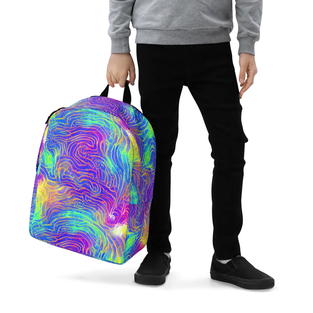 Ultraviolet Waves on Minimalist Backpack — Zoomed-in