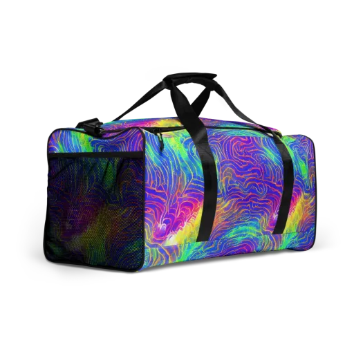 Ultraviolet Waves on a Duffle Bag