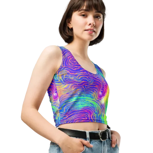 Ultraviolet Waves on a Crop Top