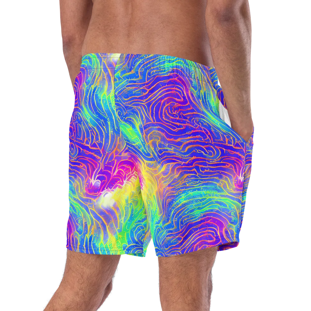 Ultraviolet Waves on Swim Trunks — Right Back
