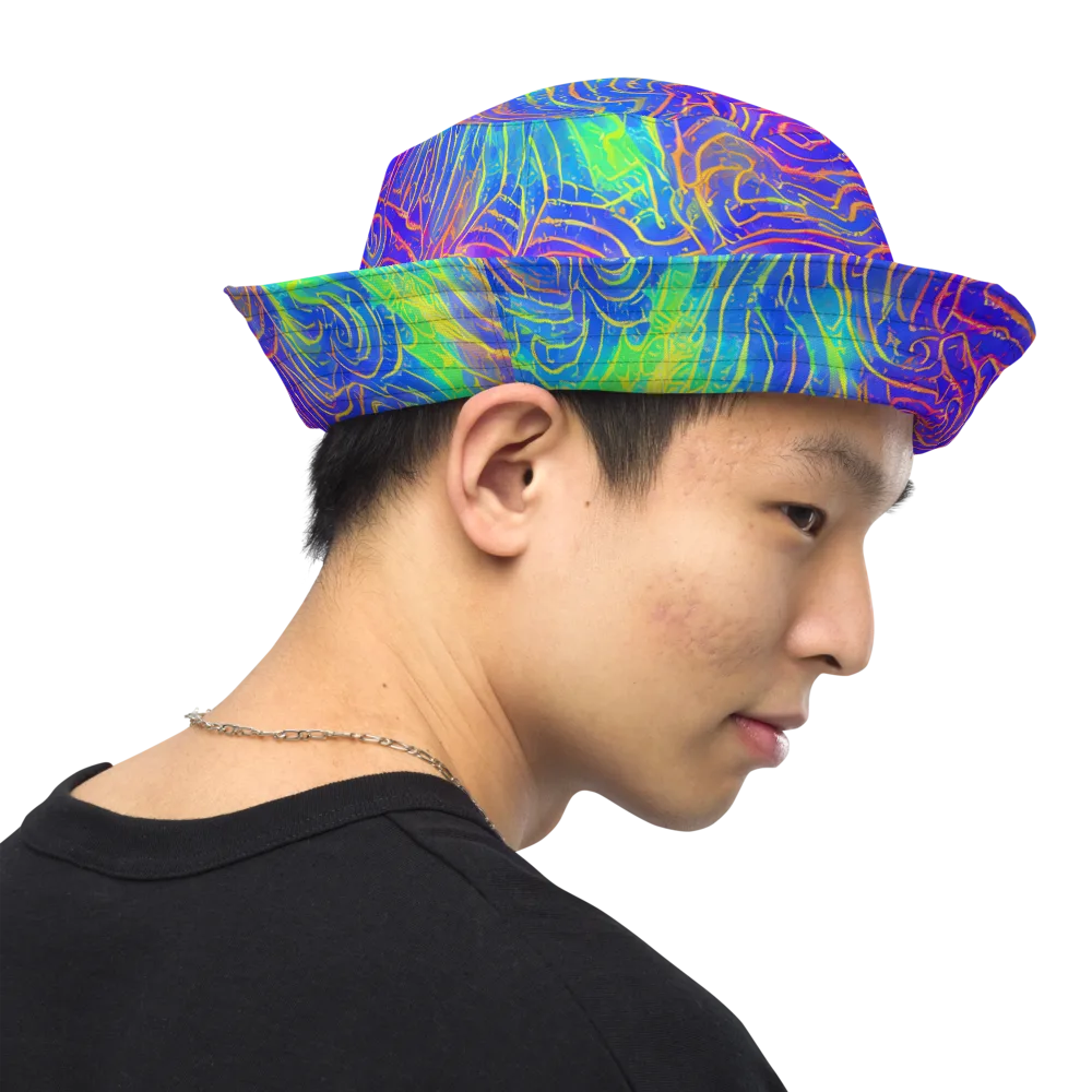 Ultraviolet Waves on Reversible Bucket Hat — Right Outside