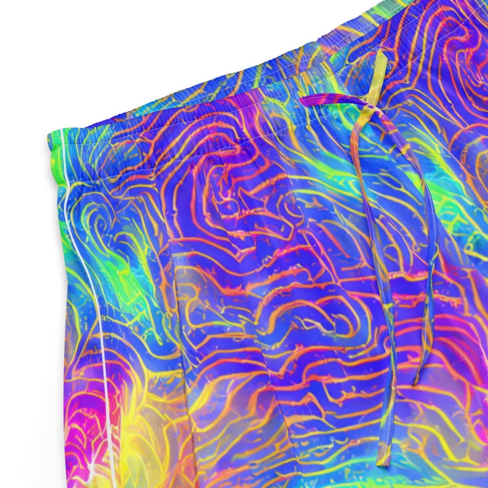 Ultraviolet Waves on Women's Pajama Shorts — Product details