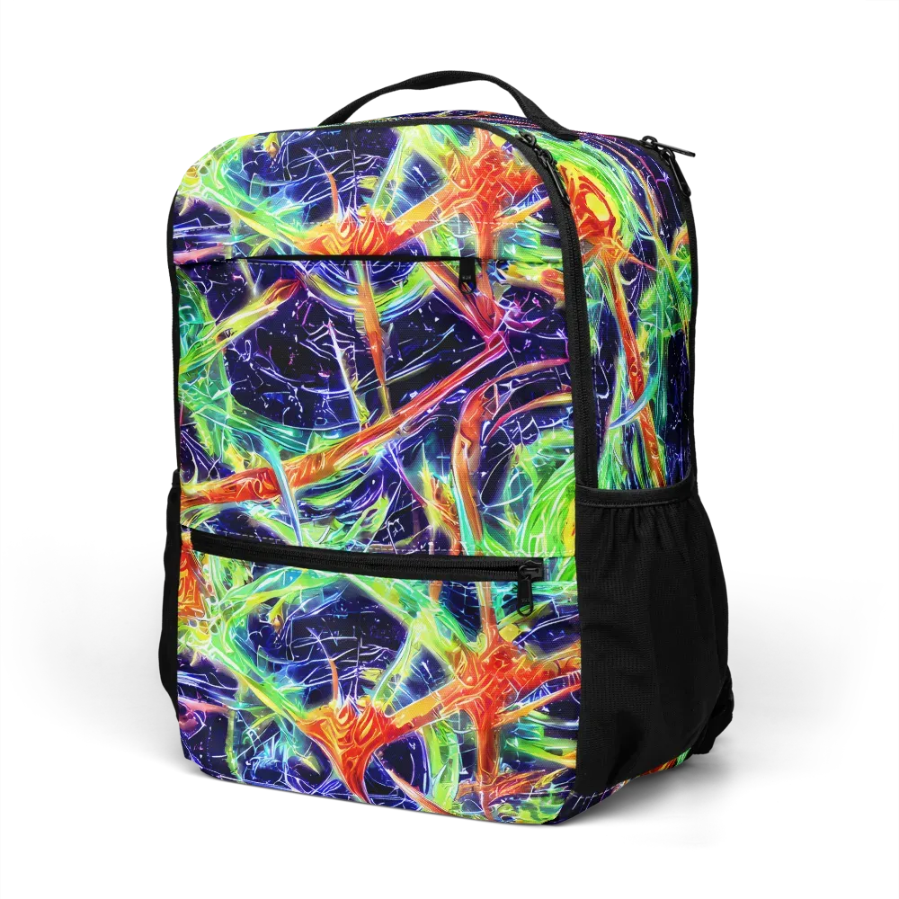 Hypercolor Mosaic on Utility Backpack — Left Front
