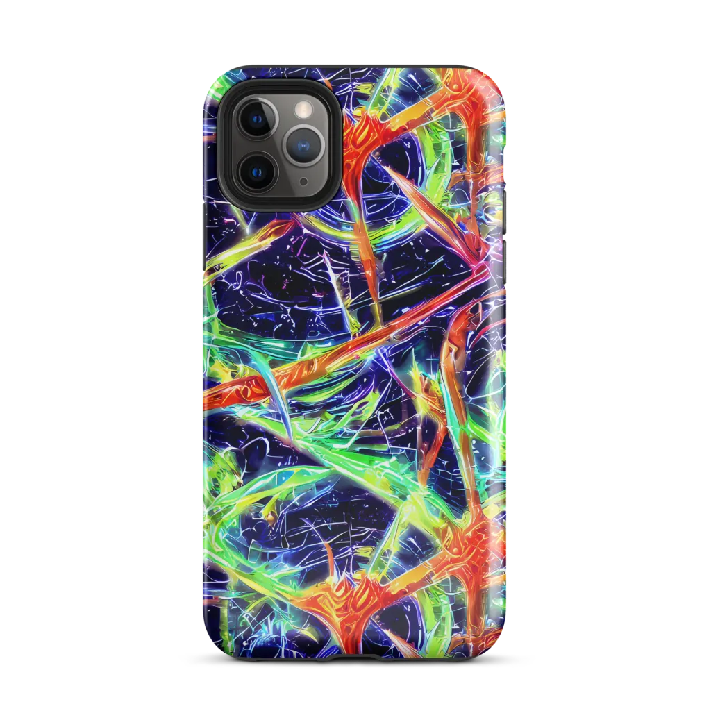 Hypercolor Mosaic on Tough Case for iPhone® — Front
