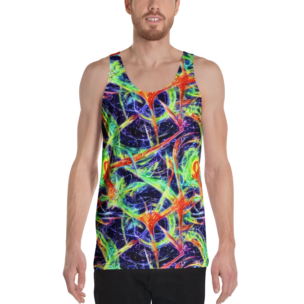 Hypercolor Mosaic on Men's Tank Top — Front
