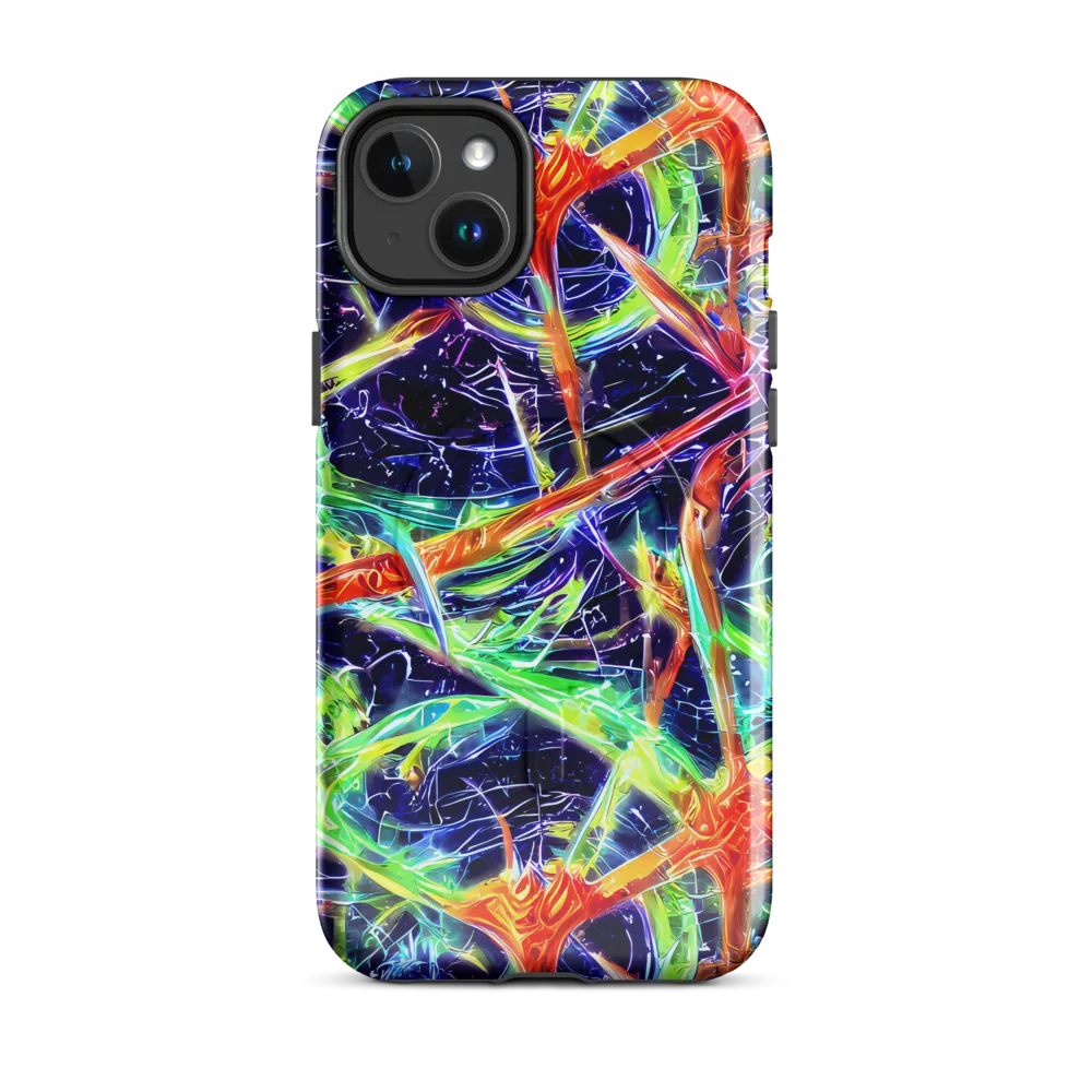 Hypercolor Mosaic on MagSafe Tough Case for iPhone® — Front