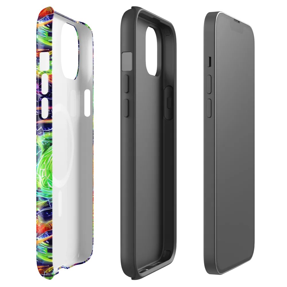 Hypercolor Mosaic on MagSafe Tough Case for iPhone® — Front