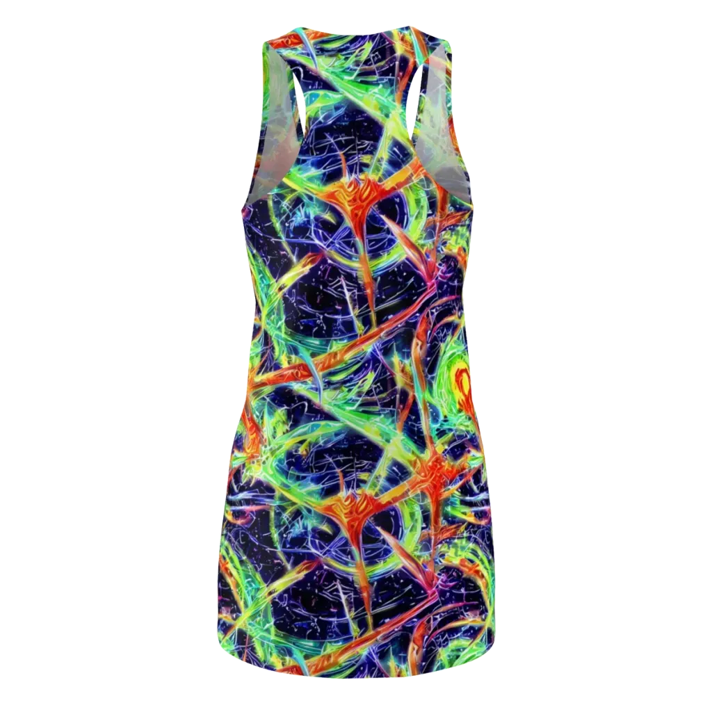 Hypercolor Mosaic on Racerback Dress — Back