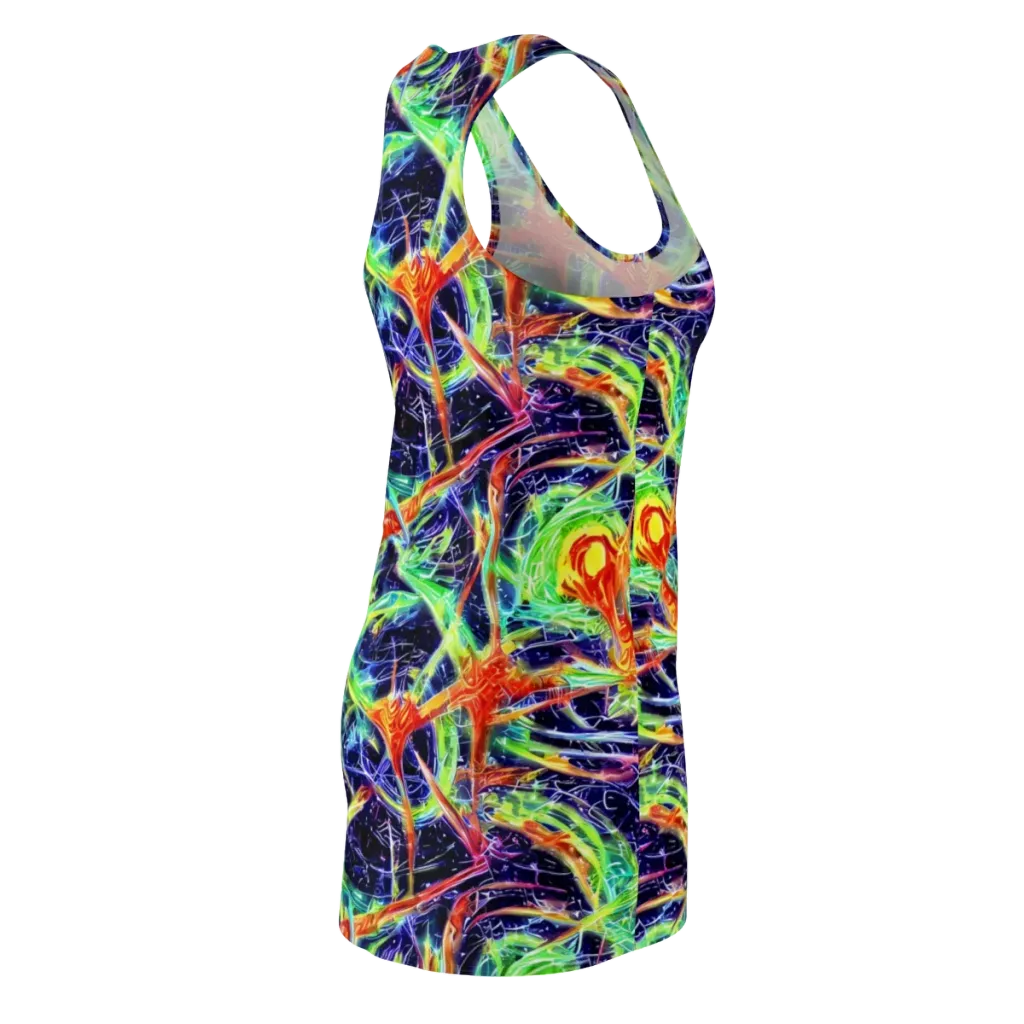 Hypercolor Mosaic on Racerback Dress — Back Side