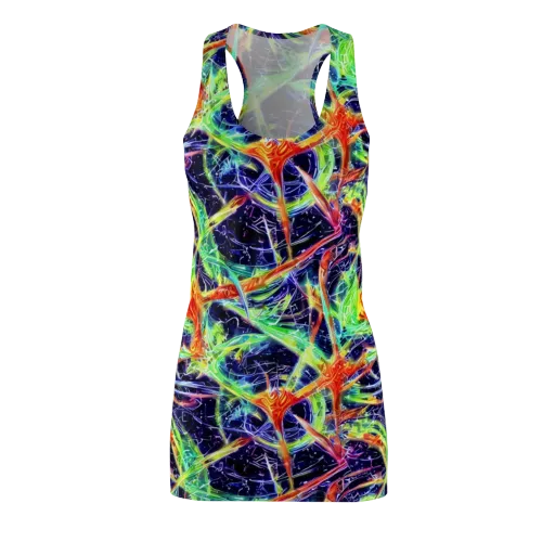 Hypercolor Mosaic on a Racerback Dress