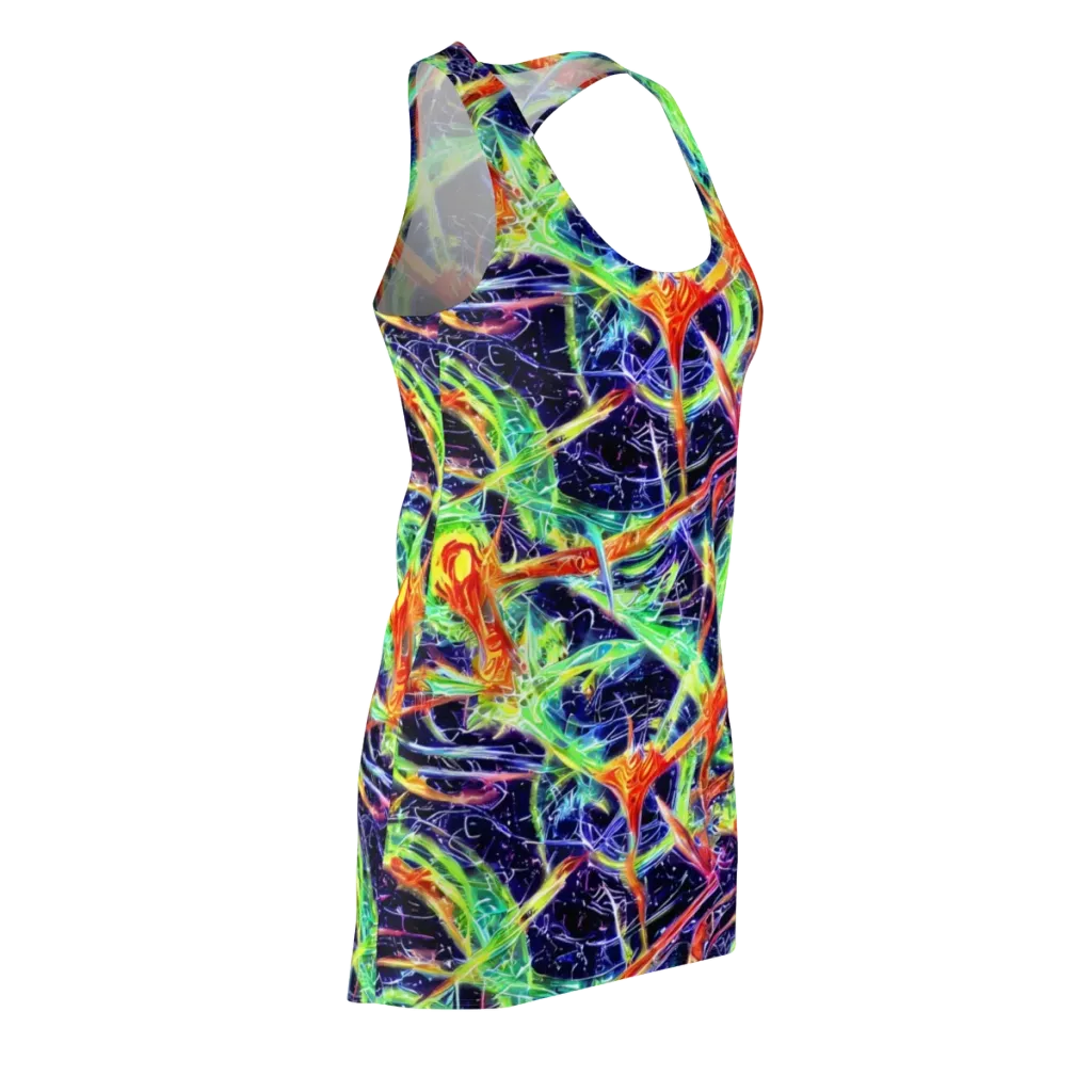 Hypercolor Mosaic on Racerback Dress — Front Side