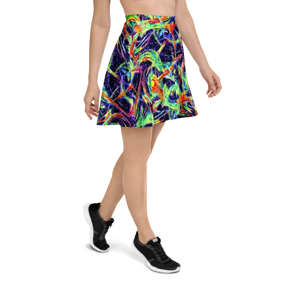 Hypercolor Mosaic on Skater Skirt — Right