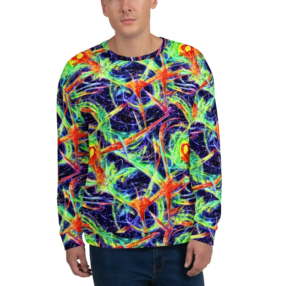 Hypercolor Mosaic on Sweatshirt — Front