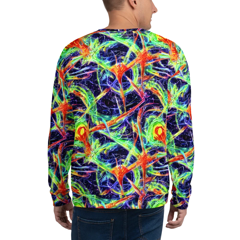 Hypercolor Mosaic on Sweatshirt — Back