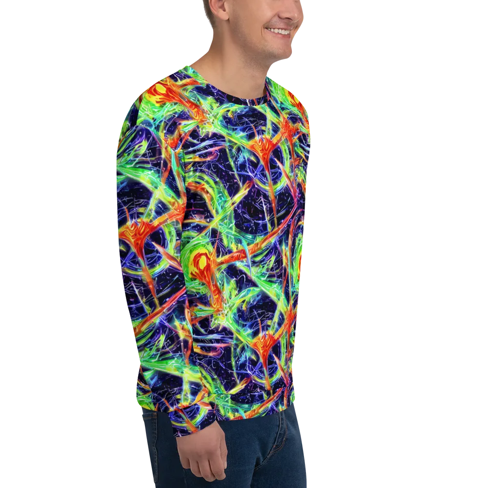 Hypercolor Mosaic on Sweatshirt — Right Front