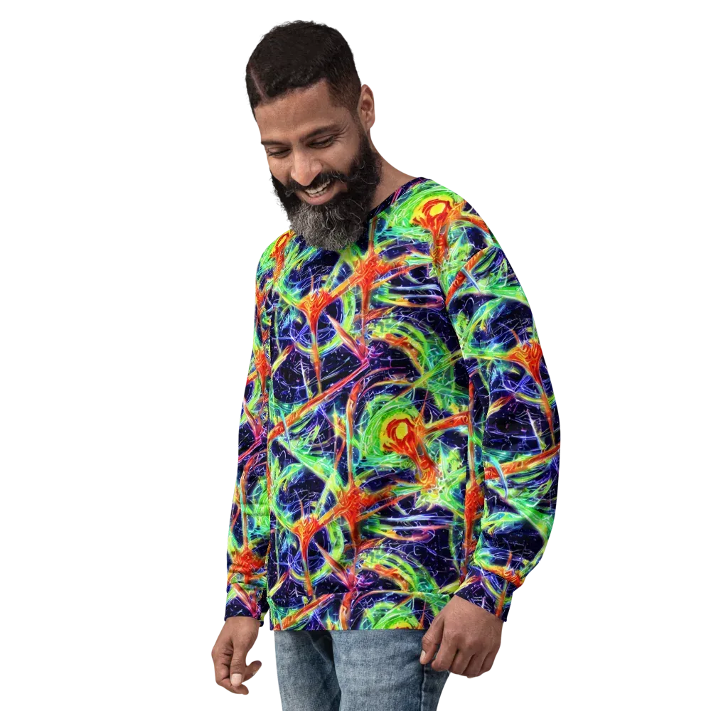 Hypercolor Mosaic on Sweatshirt — Left Front