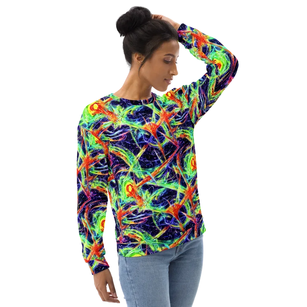 Hypercolor Mosaic on Sweatshirt — Right Front
