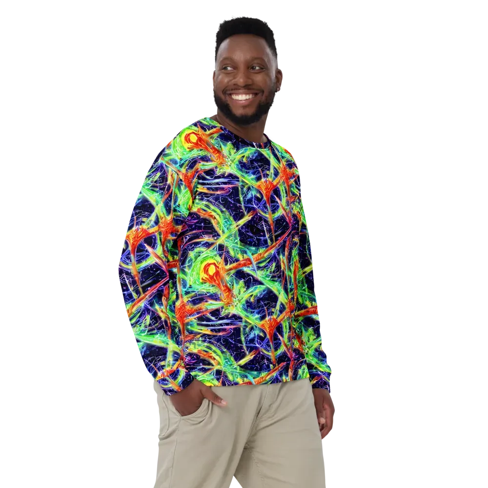Hypercolor Mosaic on Sweatshirt — Front