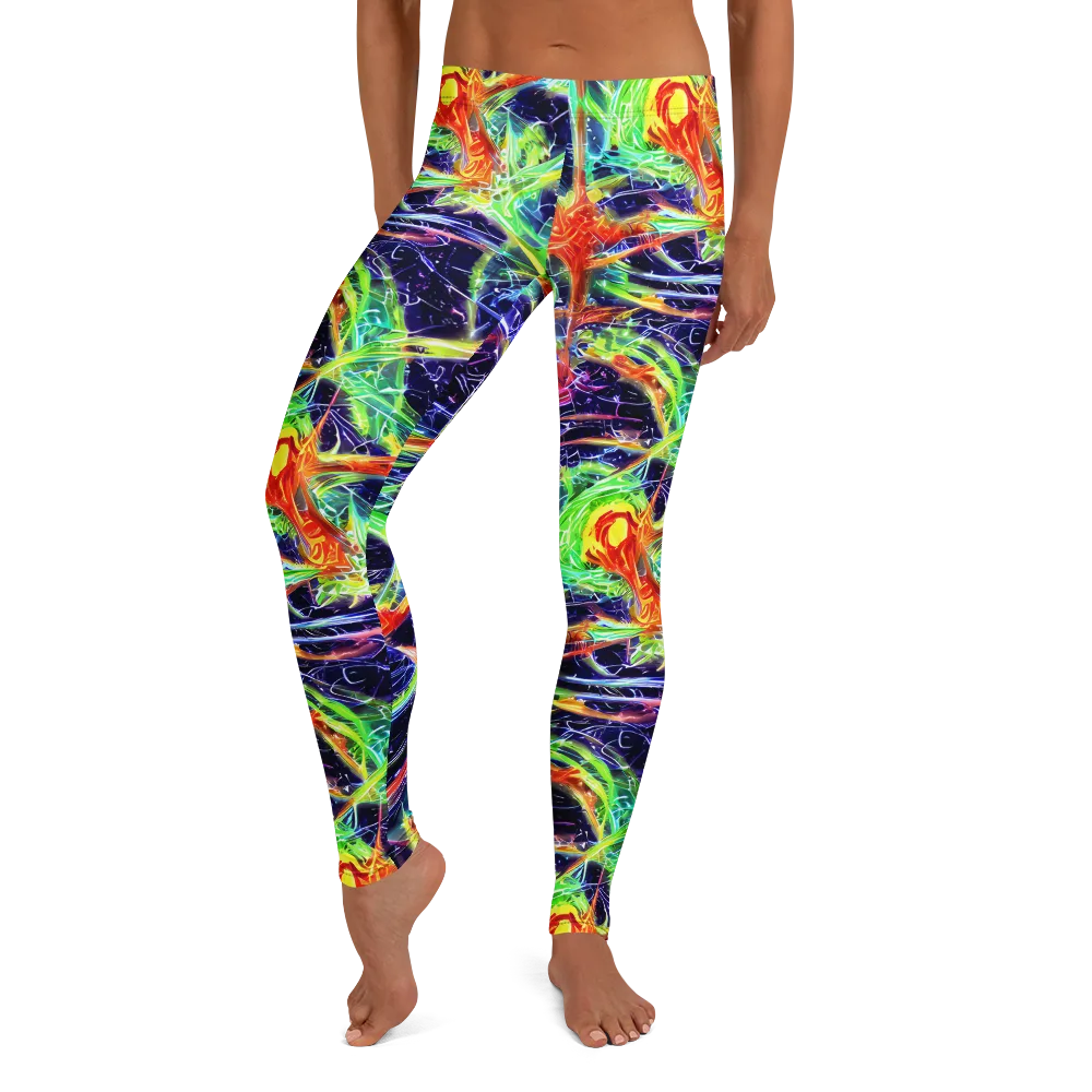 Hypercolor Mosaic on Leggings — Front