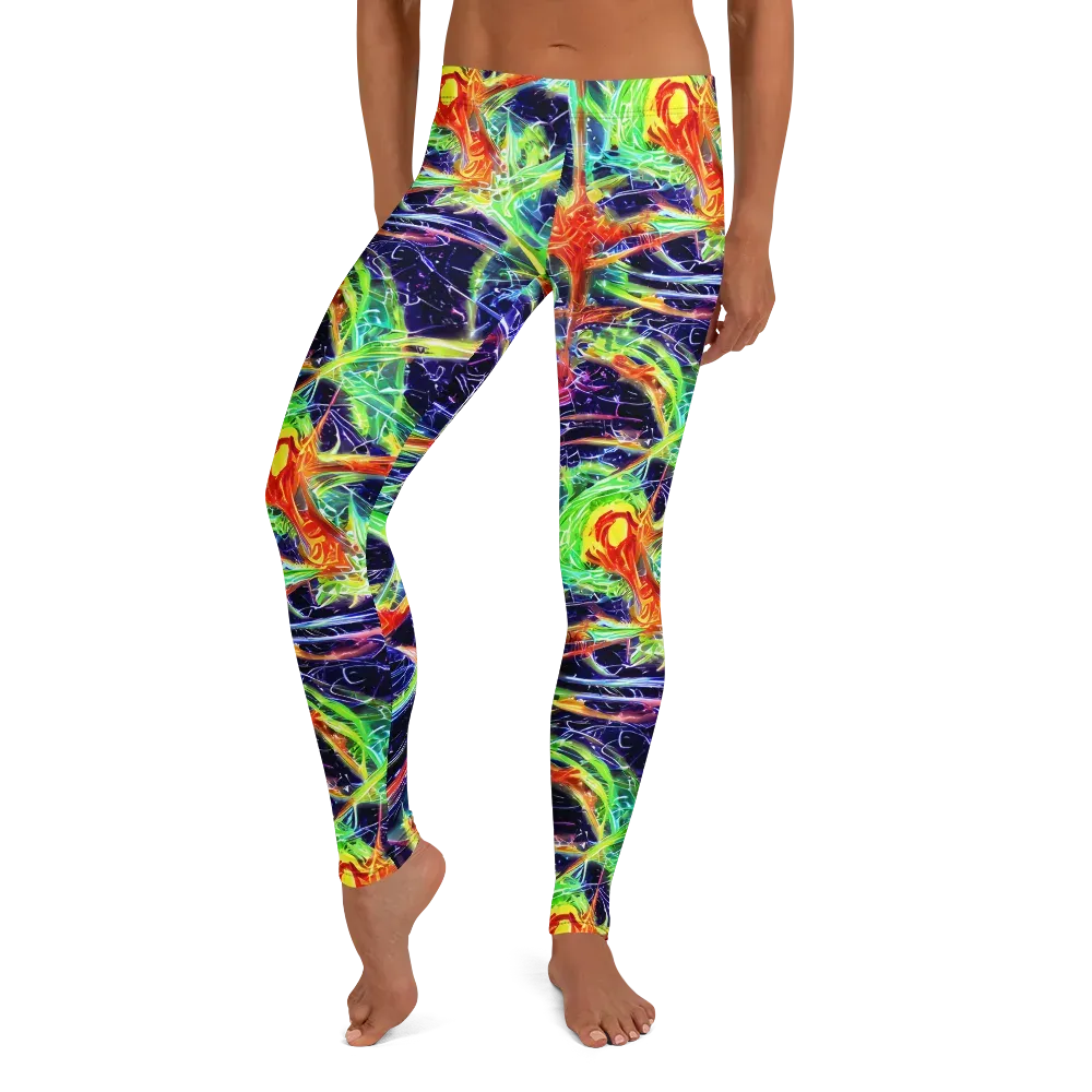 Hypercolor Mosaic on Leggings — Front