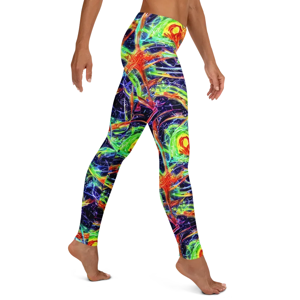 Hypercolor Mosaic on Leggings — Right