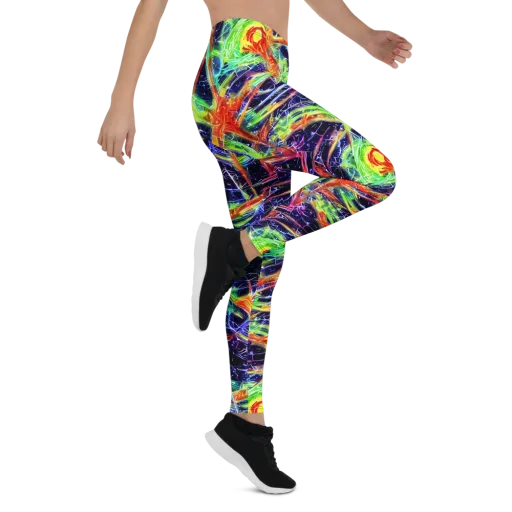 Hypercolor Mosaic on a Leggings