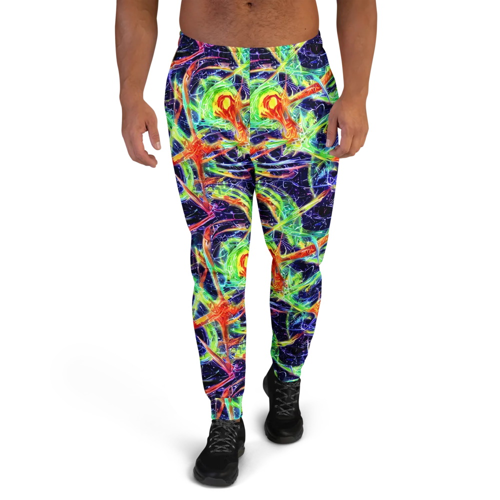 Hypercolor Mosaic on Men's Joggers — Front