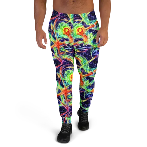 Hypercolor Mosaic on a Men's Joggers