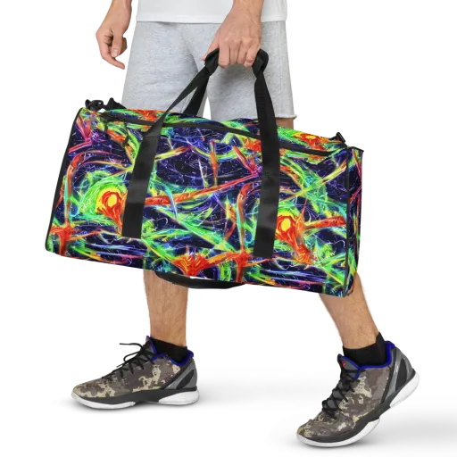 Hypercolor Mosaic on a Duffle Bag