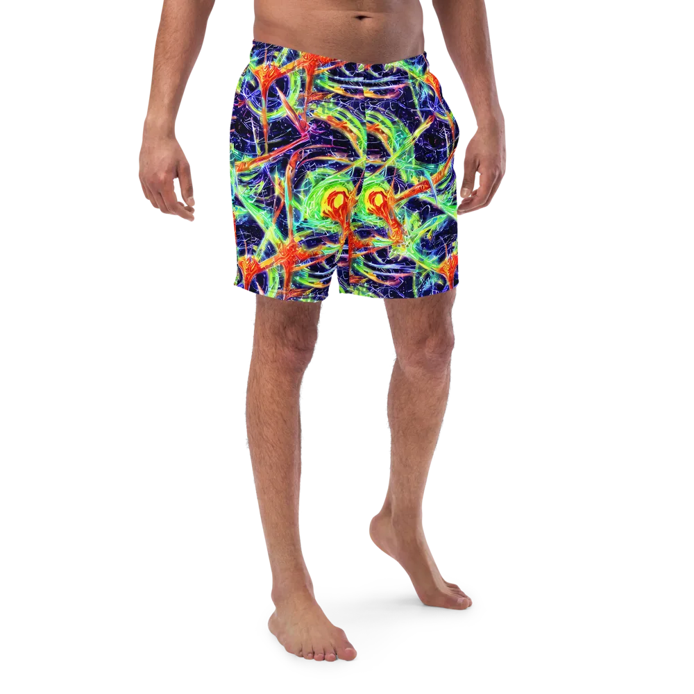 Hypercolor Mosaic on Swim Trunks — Front