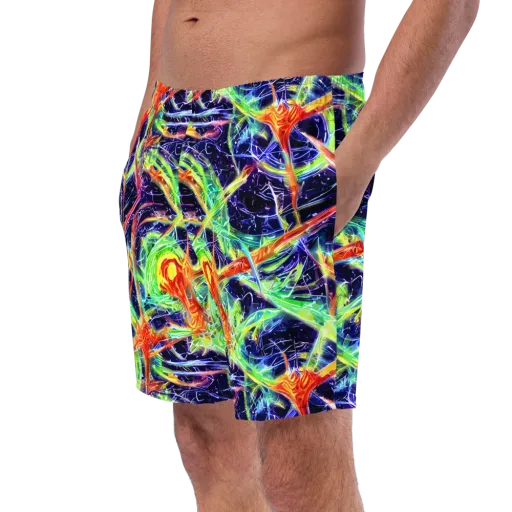 Hypercolor Mosaic on a Swim Trunks