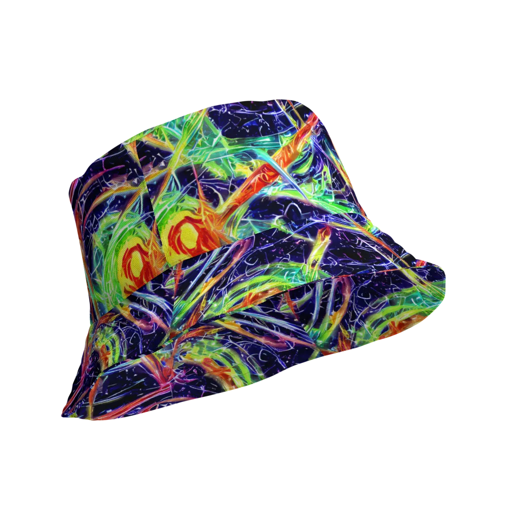 Hypercolor Mosaic on Reversible Bucket Hat — Product details Outside