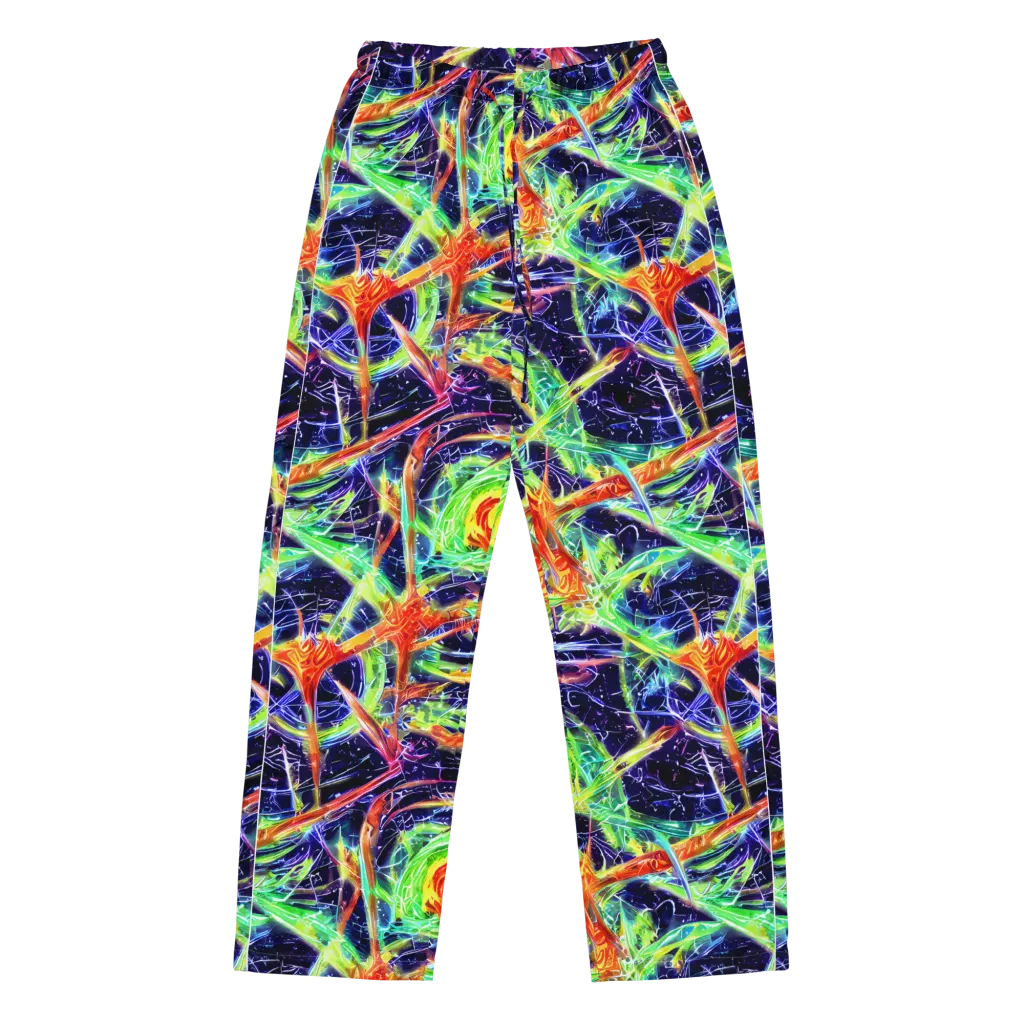 Hypercolor Mosaic on Women's Pajama Pants — Front