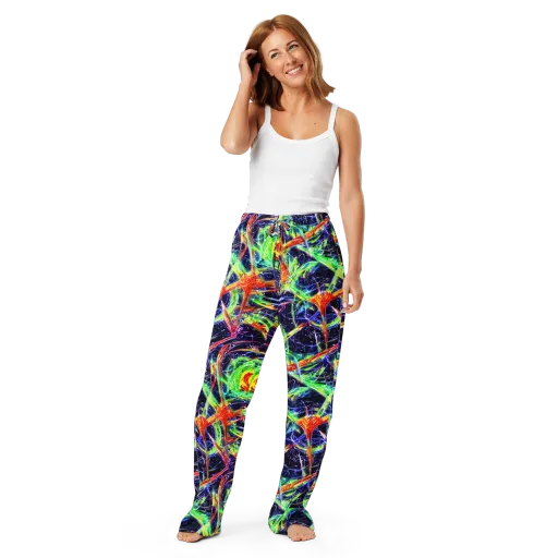 Hypercolor Mosaic on a Women's Pajama Pants